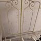 Vintage metal baby bed