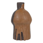 Organic ceramic vase, handmade, 1980