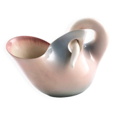 Light Pink Lacquered Terracotta Centerpiece Model Nr 610 by Vibi, Turin, Italy