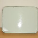 34.5x25.5 vintage enamelled steel 34.5x25.5 rectangular dish