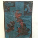 Educational map of British Isles