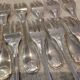 12 silver-plated metal cake forks by Christofle Vendôme 15.2
