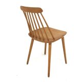 Scandinavian beech chair "Pinnstol", Sweden, 1960