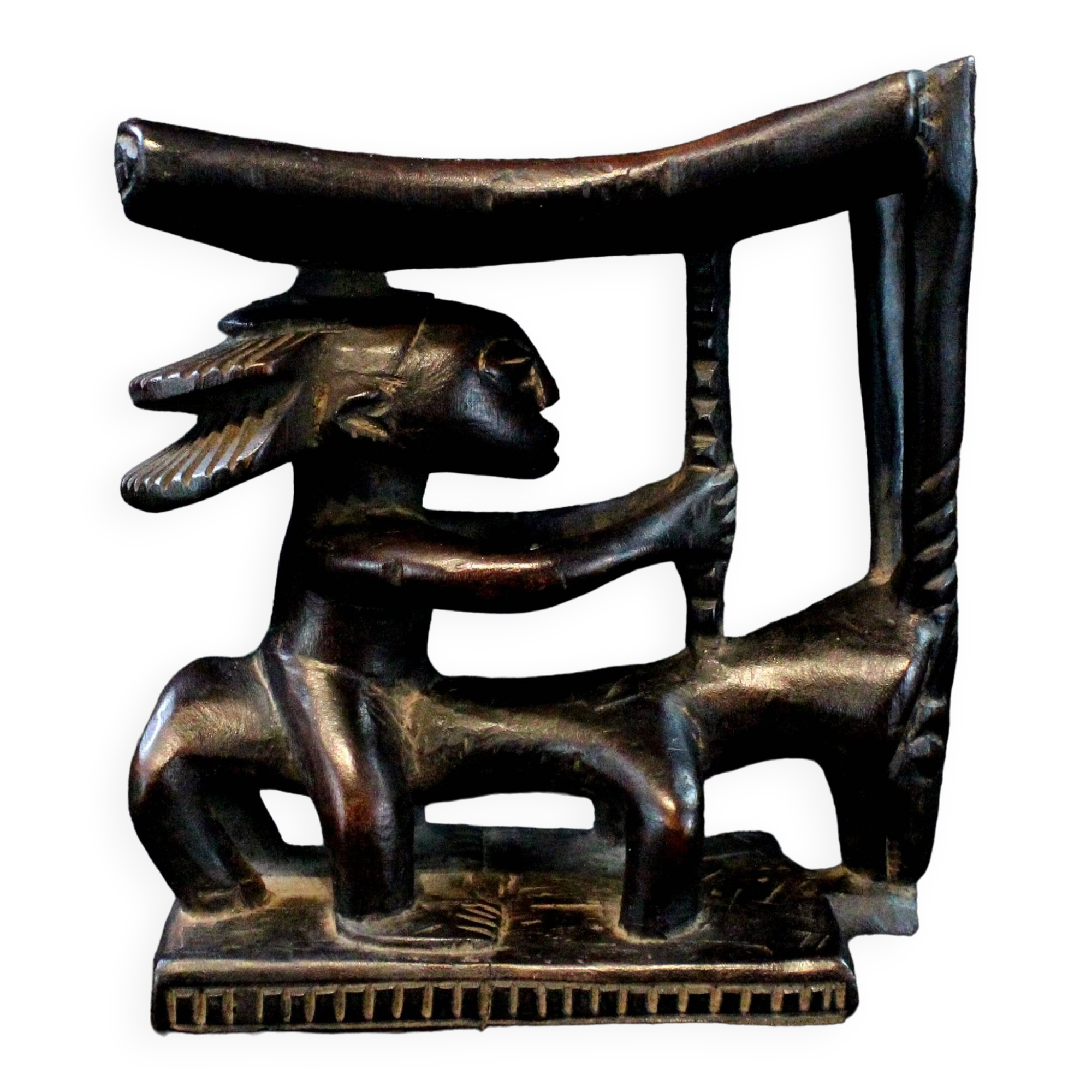 Luba neck support - dr congo