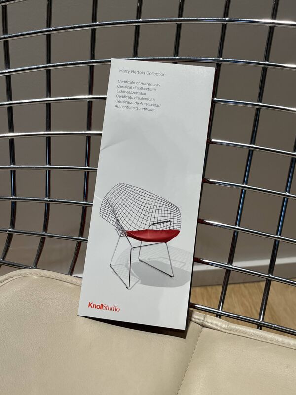 Chaise wire Harry BERTOIA