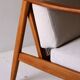 Swedish Vintage Teak armchair by Folke Ohlsson for DUX