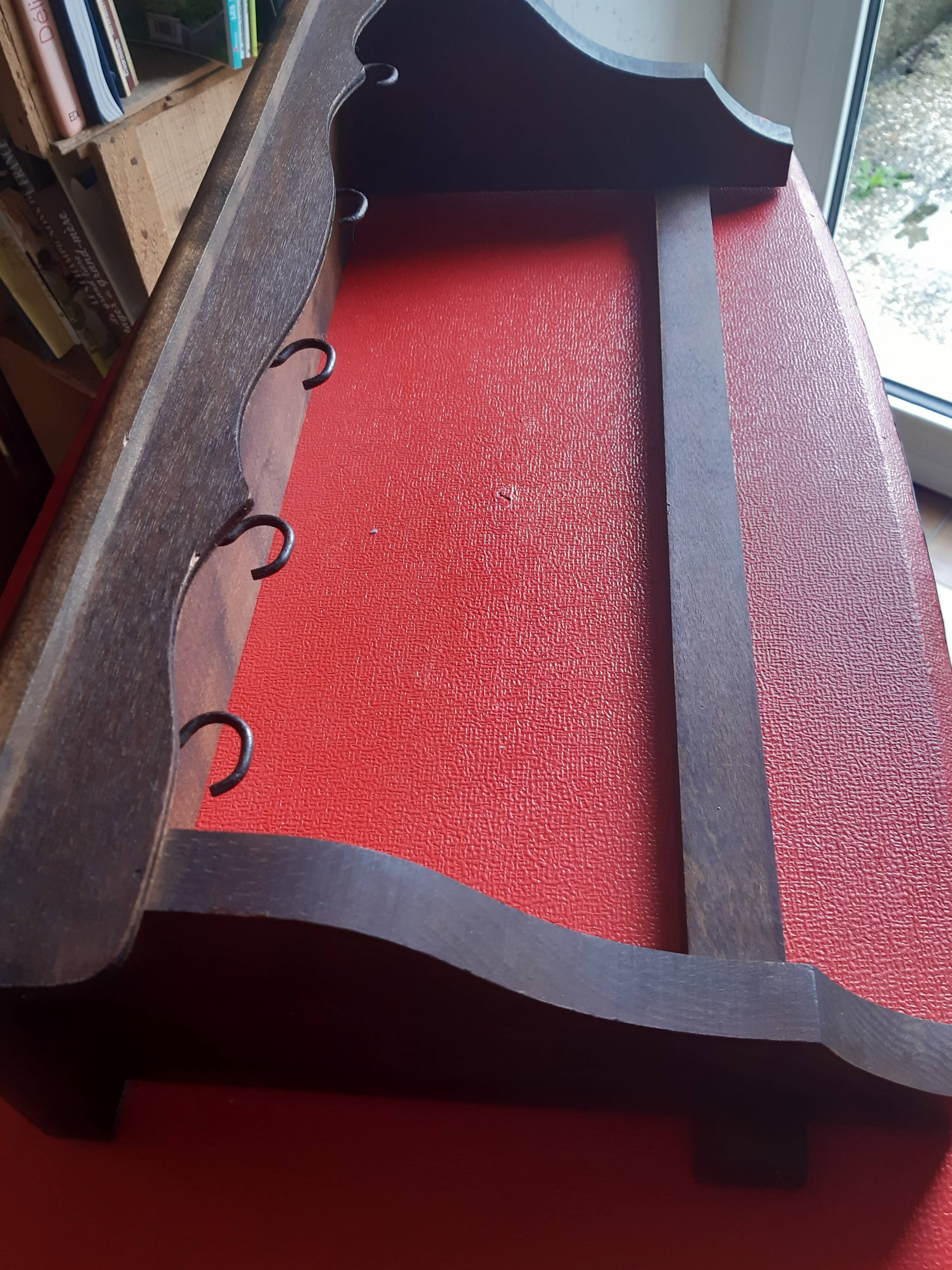 Wooden pot rack