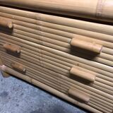 Bamboo chest of drawers