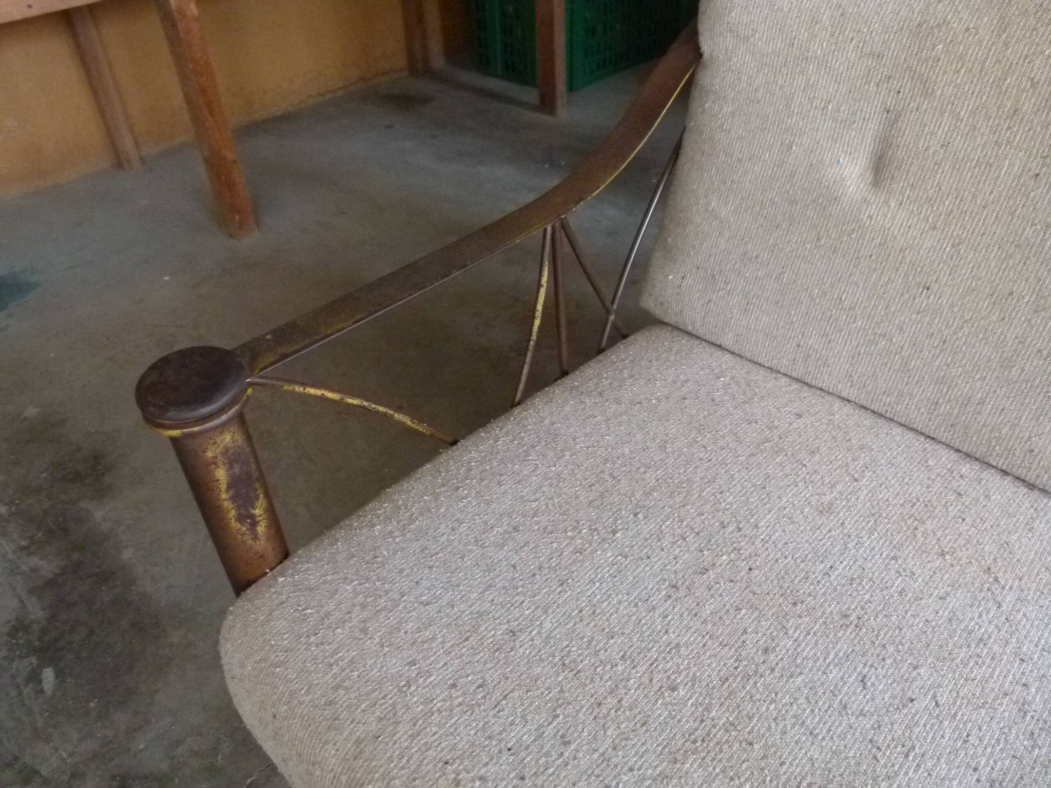 Wrought iron sofa