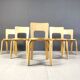 Model 66 dining chairs by Alvar Aalto for Artek, 1960s