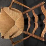 Straw armchair