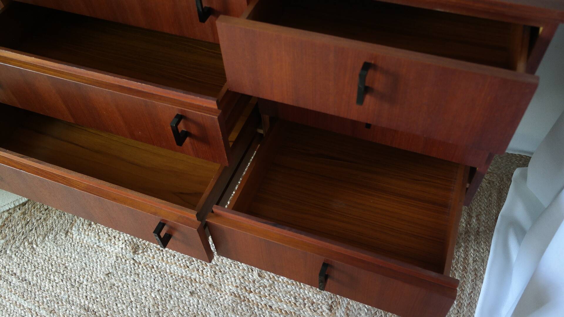 Scandinavian dark teak sideboard, dresser