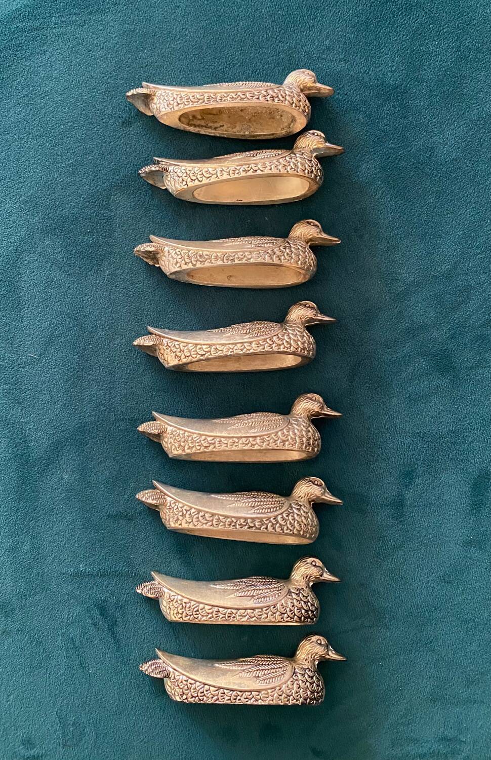8 Silea duck-shaped knife holders