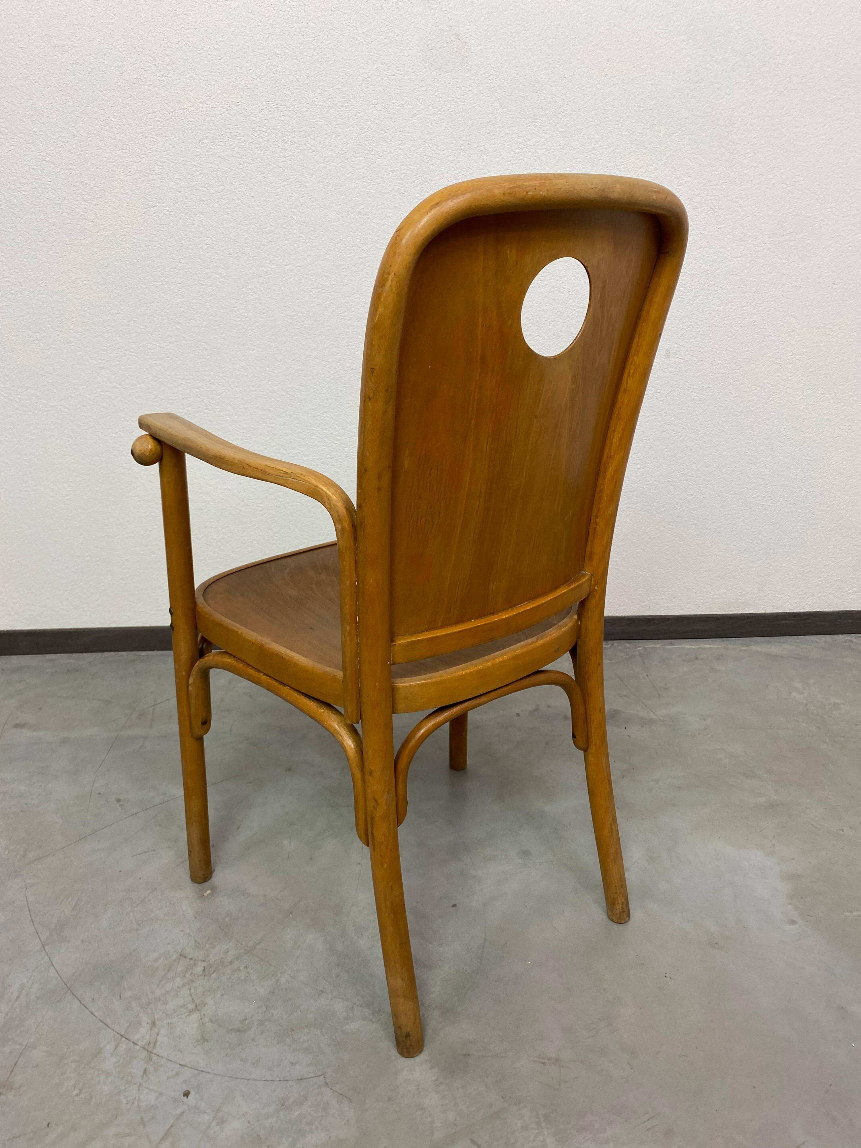 Very rare armchair no. 813 /1F by Josef Hoffmann for Jacob Josef Kohn