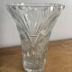 Vase en cristal taillé