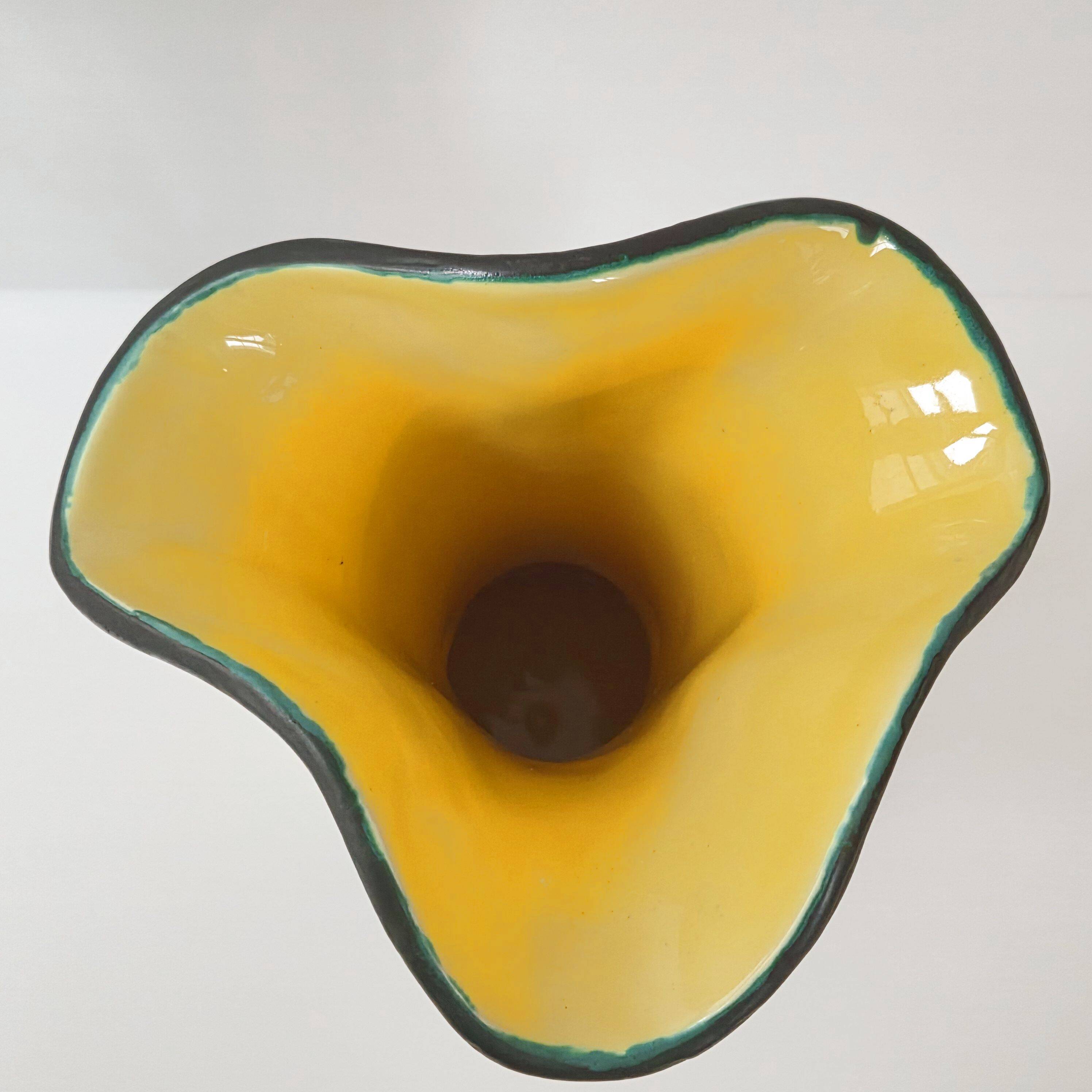 Vintage vase by Gabriel Fourmaintraux 1960