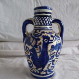 Small blue vase