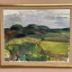 Huile sur toile suédoise – “Orust” par Wilgot Olsson – Signé – Vintage