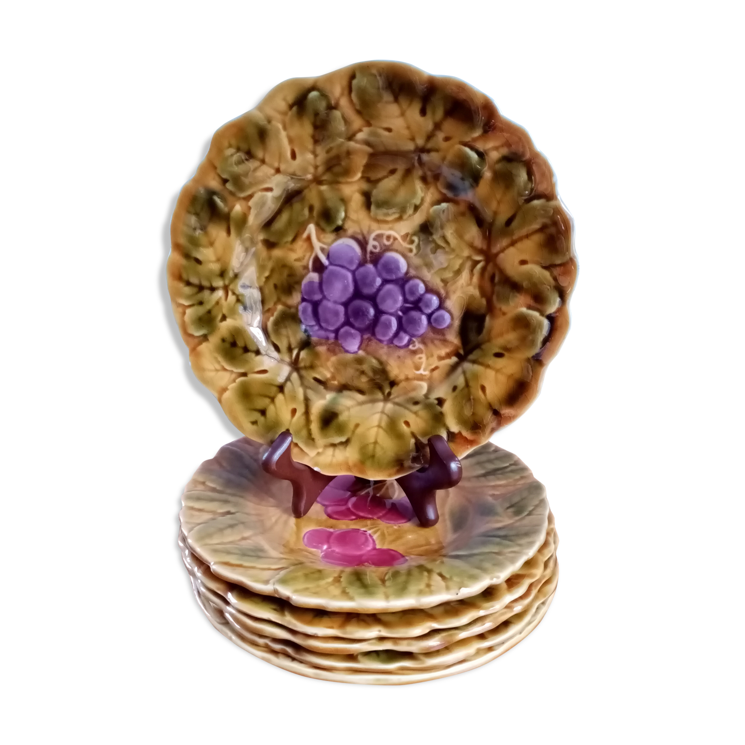 Sarreguemines dessert plates