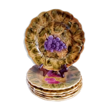 Sarreguemines dessert plates