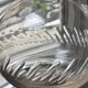 Cut crystal round carafe antique