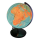 Vintage 1976 German (French) terrestrial globe JRO Wechselbild - 34 cm
