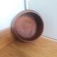 Turned wood bowl
