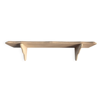 wooden limed shelf