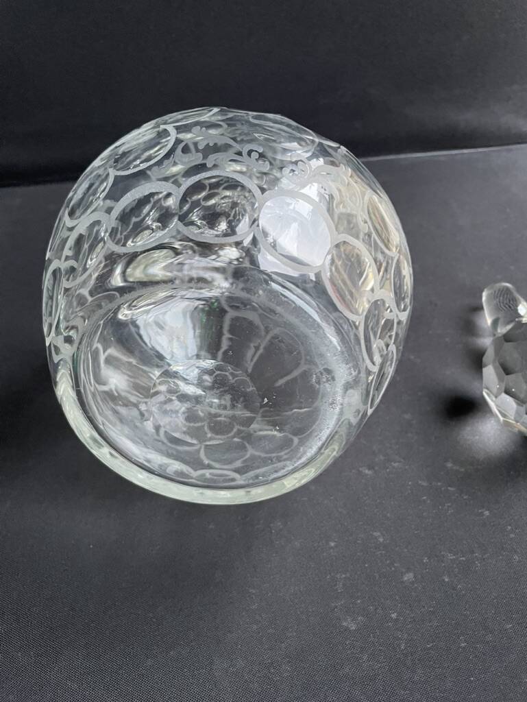 Ewer carafe – Blown and cut crystal