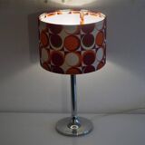 Vintage 1970s chrome lamp