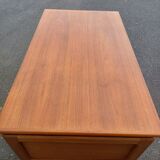 Scandinavian solid teak desk