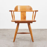 Set of 6 Scandinavian Pine Chairs 1960s/70s