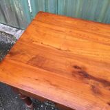 Louis Philippe style farmhouse table in solid cherrywood