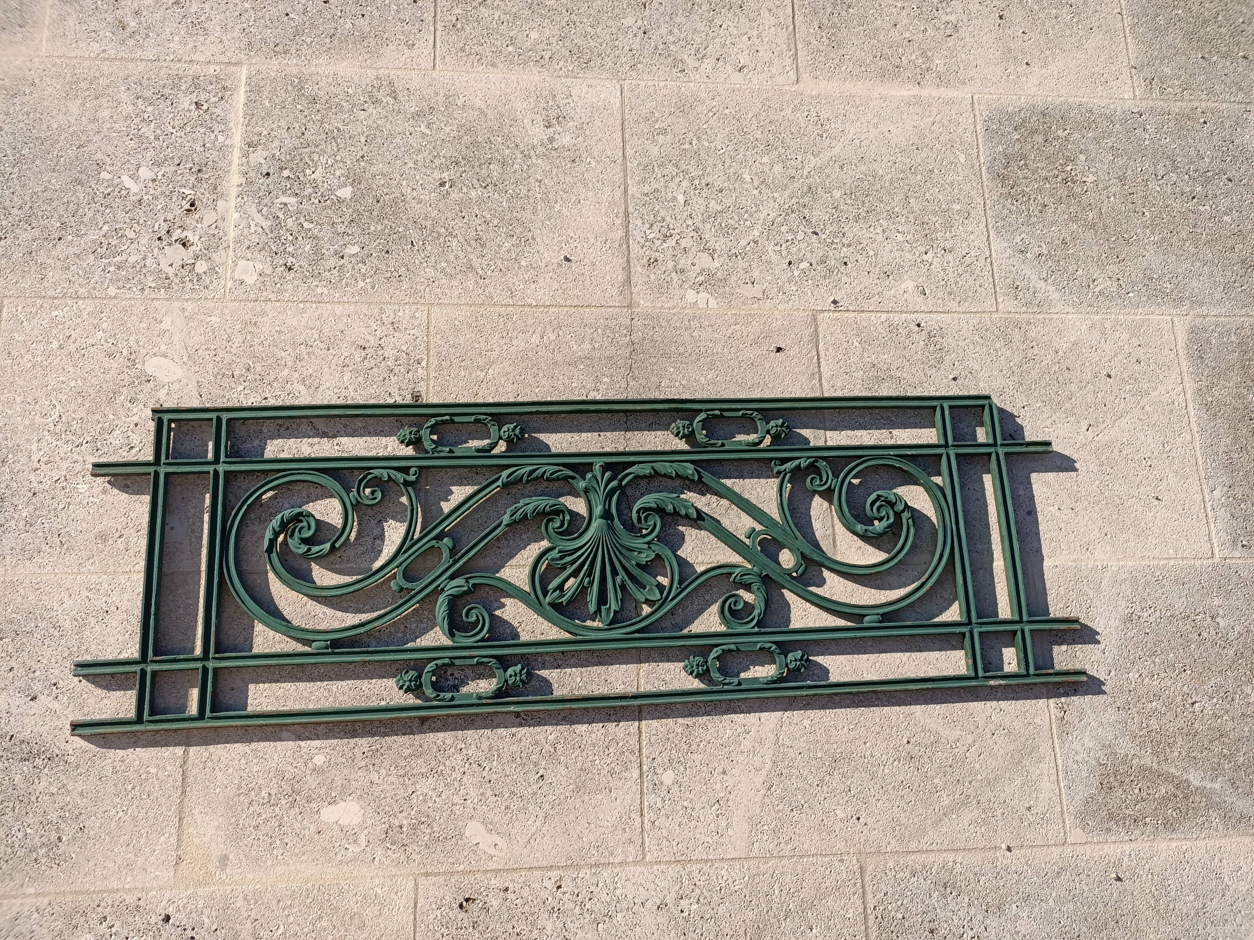 Double-sided cast iron railing 45x141