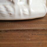 White earthenware planter