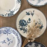 Lot 5 mismatched iron earth flat plates