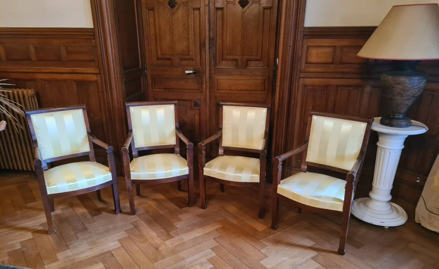 Serie 4 fauteuils Ep Consulat