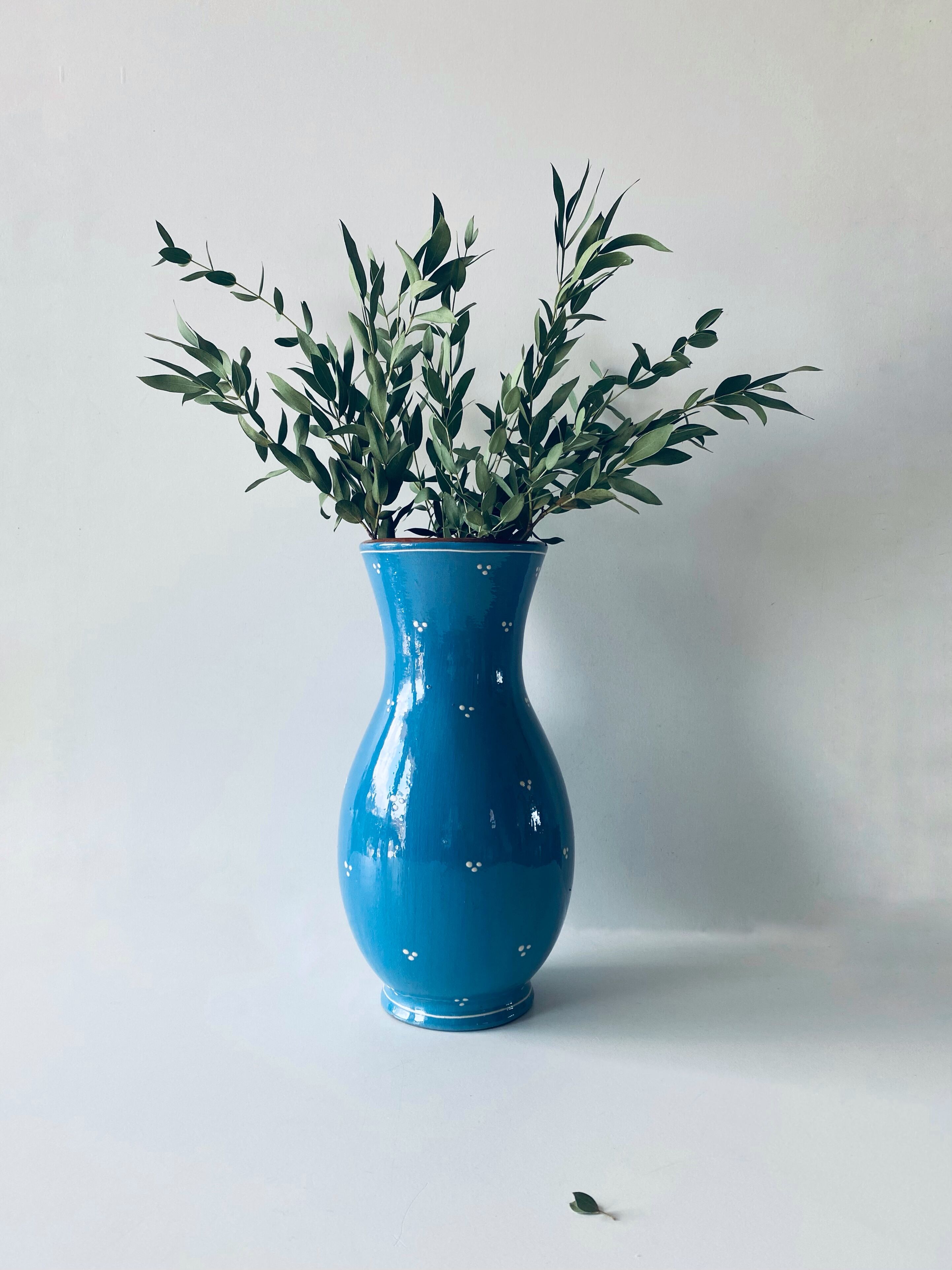 Ancient Savoyard blue vase