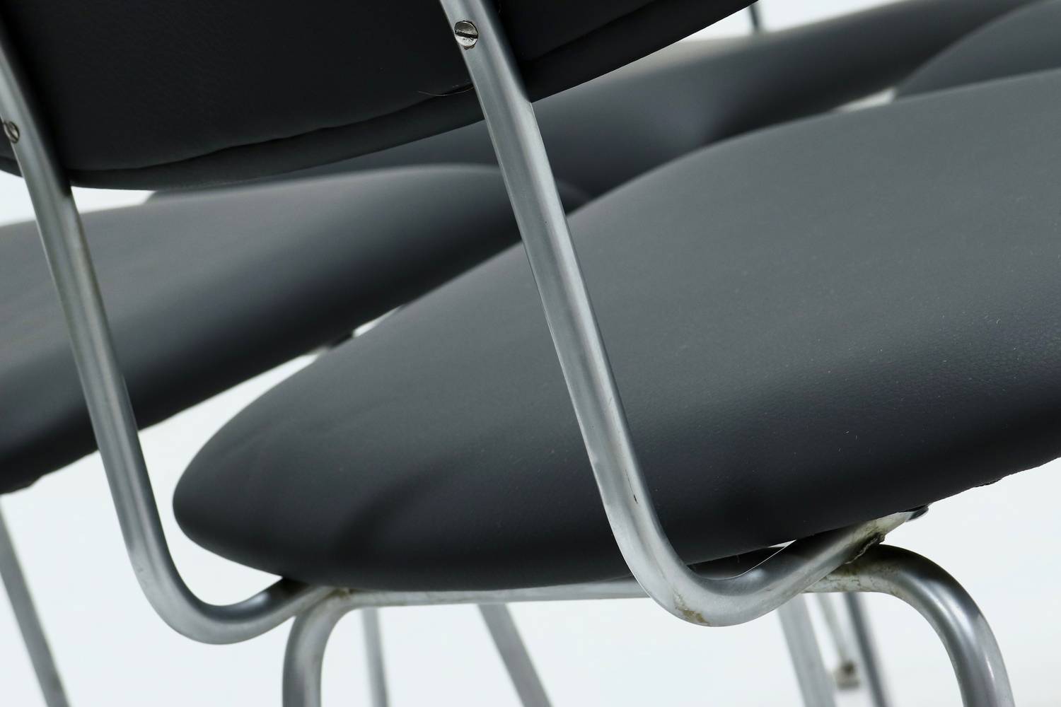 Set of 4 dining chairs Gispen 1263 by AR Cordemeijer 1960