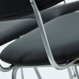 Set of 4 dining chairs Gispen 1263 by AR Cordemeijer 1960