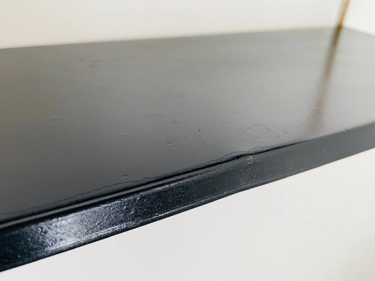 Modular vintage wall shelf, metal and brass circa 1960s