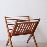 Teak magazine door