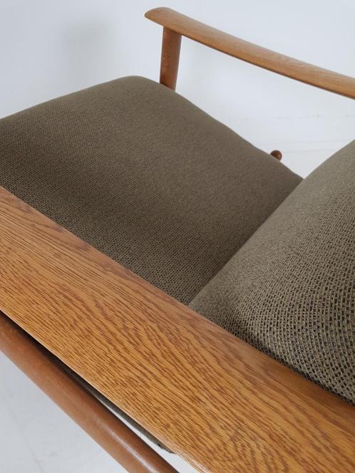 Fauteuil Danois Vintage Ajustable | fauteuil relax vert