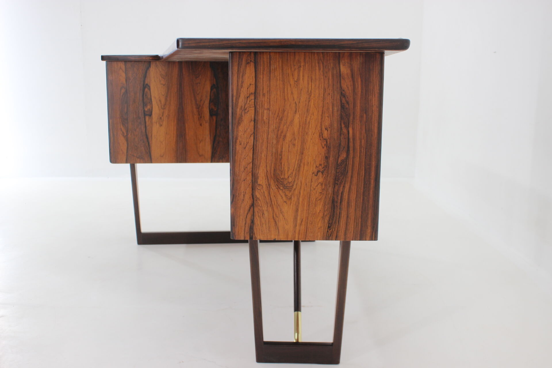 1960s Peter Løvig Nielsen 'Boomerang' Desk in Palisander Hedensted Møbelfabrik, Denmark