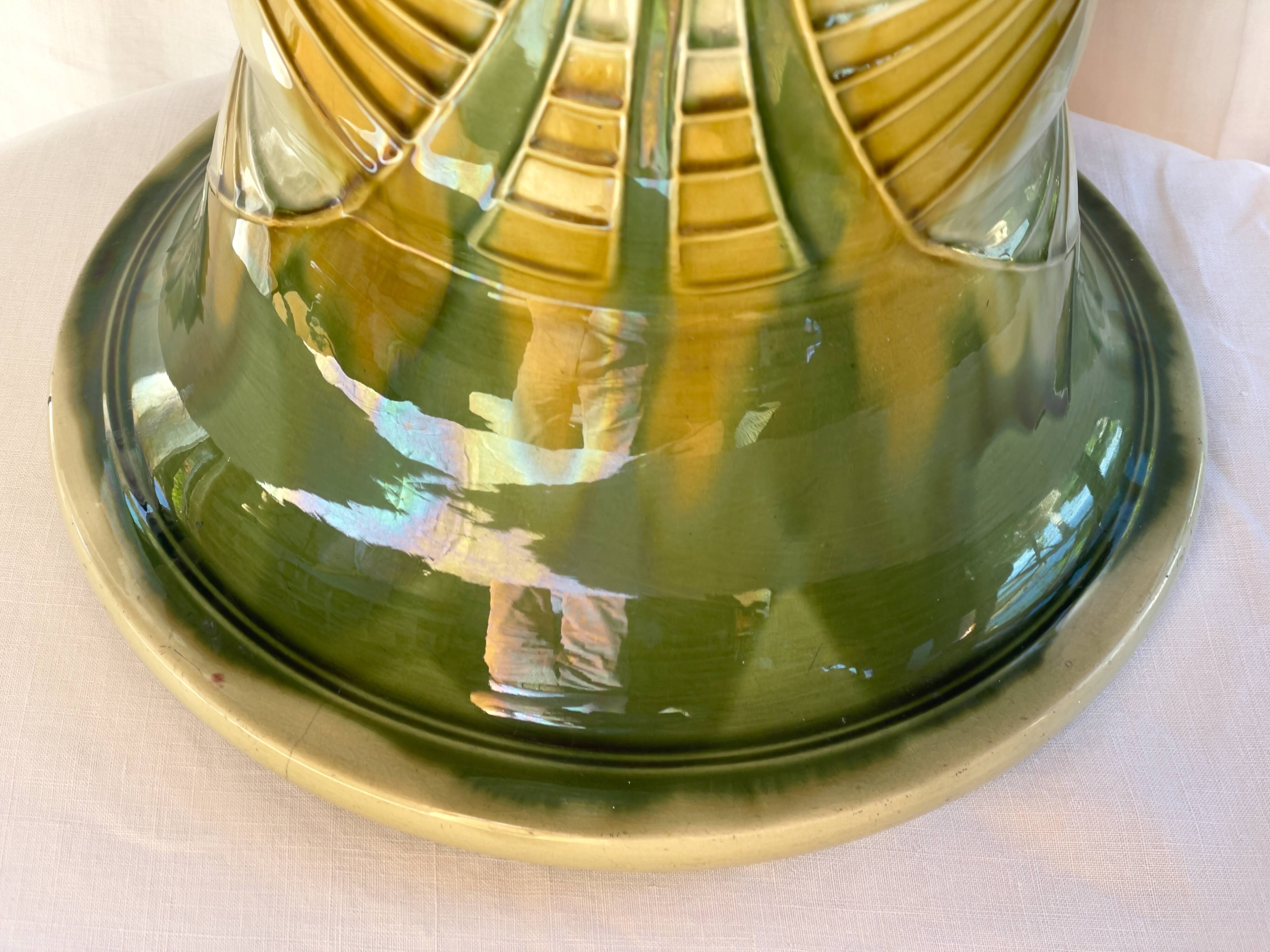 Art Nouveau column 1903 - Minton UK factory, slip-cast ceramic.