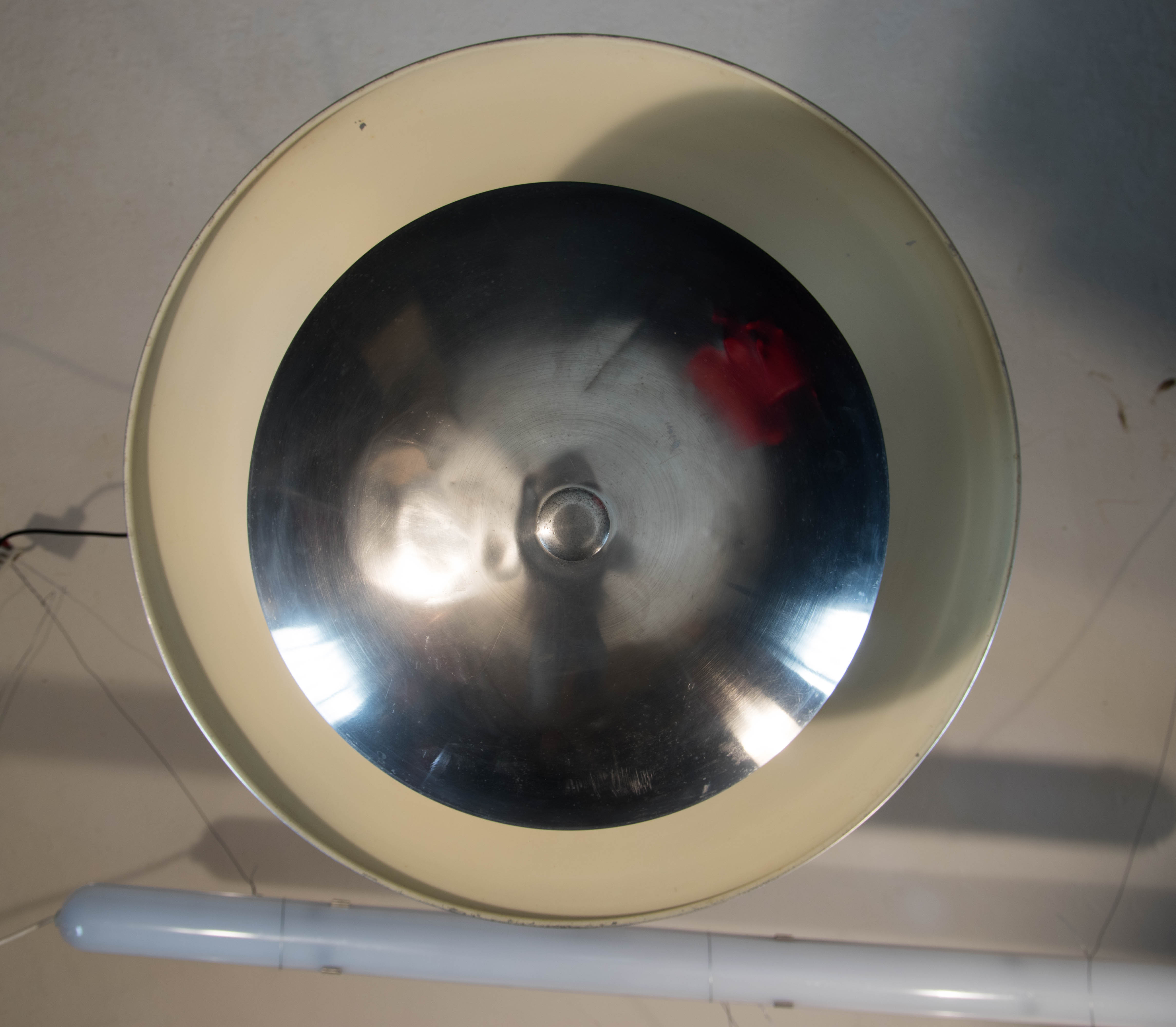 Bauhaus chandelier with indirect light, 1930s