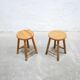Vintage pine stool