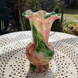 Vintage crystal vase from Verrerie de Clichy