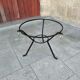 20th century wrought iron coffee table
