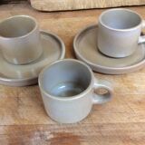 Stoneware coffee cups